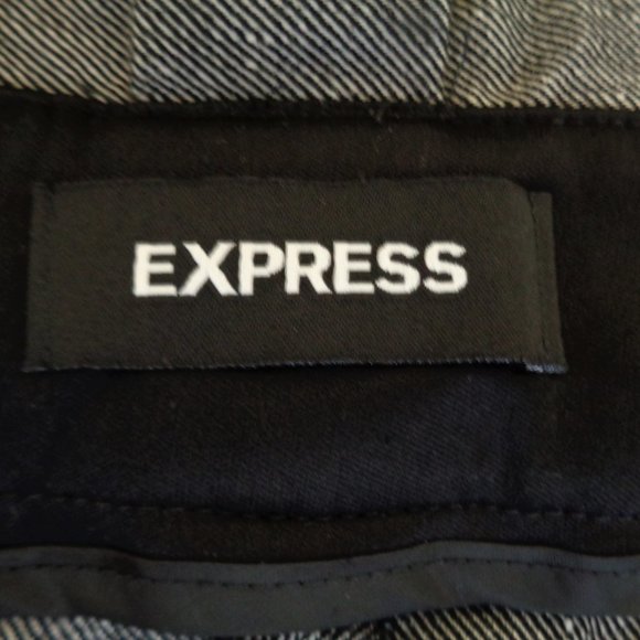 Express High Waisted Linen-Blend Sash Tie Ankle Pant size 2R - Picture 3 of 11